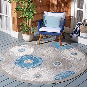 Safavieh Cabana Ethan 6'-7" Round Indoor/Outdoor Rug
