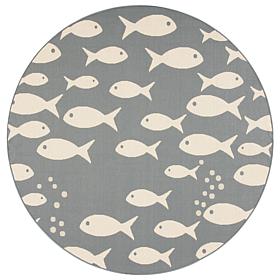 Safavieh Courtyard Dory 6'-7" X 6'-7" Round Rug