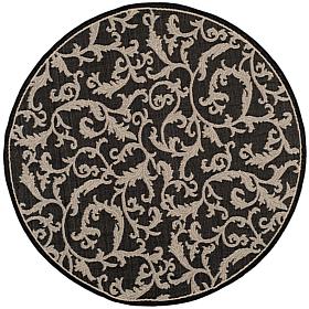 Safavieh Courtyard Gillian 5'3" x 5'3" Round Rug