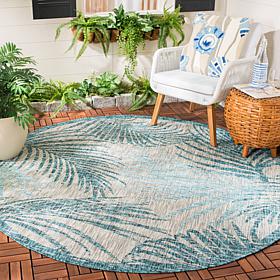 Safavieh Courtyard Henry 6'-7" Round Indoor/Outdoor Rug