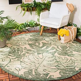 Safavieh Courtyard Ramonda 6'-7" X 6'-7" Round Rug