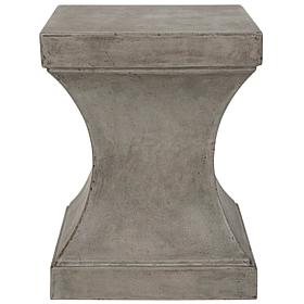 Safavieh Curby Concrete Accent Table - Gray