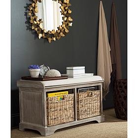 Safavieh Freddy Wicker Storage Bench