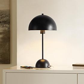 Safavieh IXORA 17.75" Black Iron Table Lamp with USB