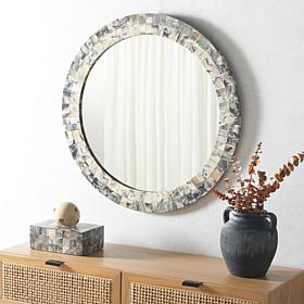Safavieh Lori 29.2" Mirror with Mosaic Frame