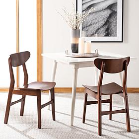 Safavieh Lucca Retro Brown Dining Chair 2-pack