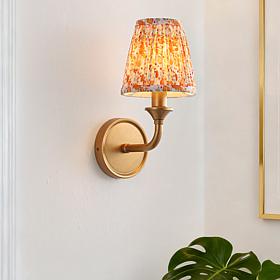 Safavieh Maicie 2-piece Orange/Gold Wall Sconce Set