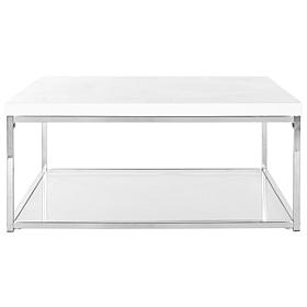 Safavieh Malone High-Gloss Coffee Table - Chrome Finish