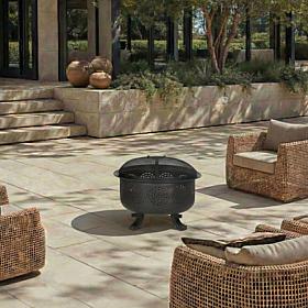 Safavieh Negril Fire Pit with Screen, Grate and Poker