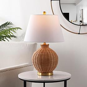 Safavieh Nobuo Natural Rattan Table Lamp 15 x 15 x 23"