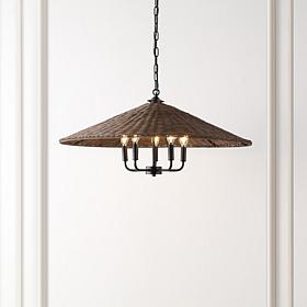 Safavieh Palmera 5-Light Dark Natural/Black Pendant