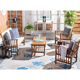 Safavieh Rocklin 4-piece Outdoor Living Set