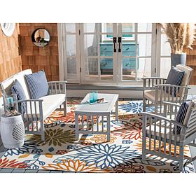 Safavieh Rocklin 4-piece Outdoor Living Set