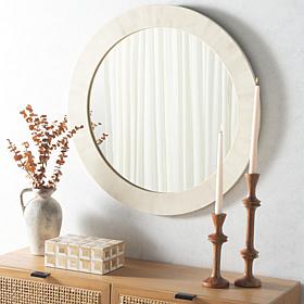 Safavieh Sabi 29.2" Round Resin & MDF Mirror