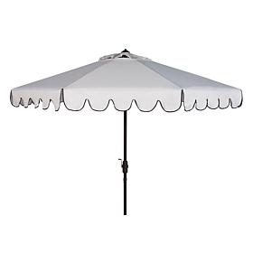 Safavieh Venice Scallop 9' Crank Outdoor Umbrella