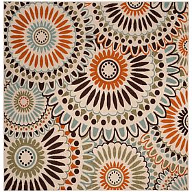 Safavieh Veranda Birdie Rug - 6'7" x 6'7" Square 