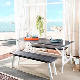 Safavieh Willamy 3-piece Outdoor Dining Set
