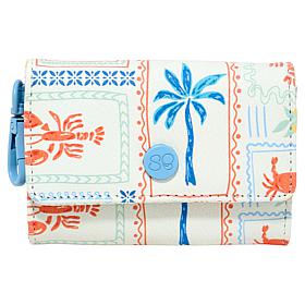 Samantha Brown Printed Card Case Wallet