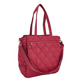 Samantha Brown To-Go Anti-Theft Quilted Satchel