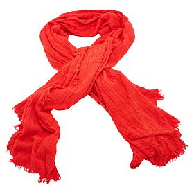 Samantha Brown To-Go Frayed Edge Convertible Scarf Blanket