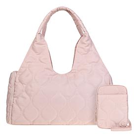 Samantha Brown To-Go Quilted Travel Hobo with Crossbody