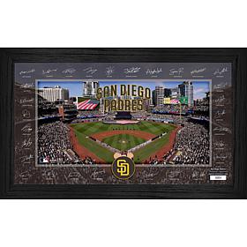 San Diego Padres Framed 2025 Signature Field Team Roster