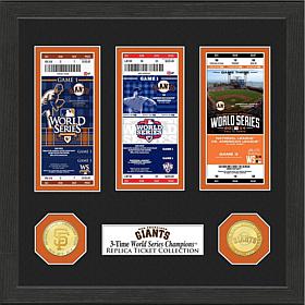 San Francisco Giants 3-Time World Series Ticket Collection