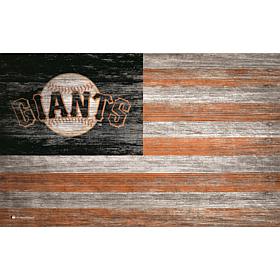 San Francisco Giants Distressed Flag 11x19