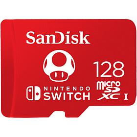 SanDisk 128GB microSDXC Memory Card for Nintendo Switch