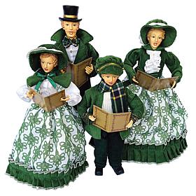 Santa's Workshop 15"-18" Irish Knot Carolers Figurines