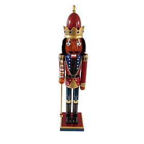 Santa's Workshop 36" African American King Nutcracker