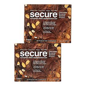 Secure Complete Meal Replacement Bars - 6-count