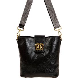 Sharif Legacy Bedazzled Guitar Strap Leather Crossbody Bag