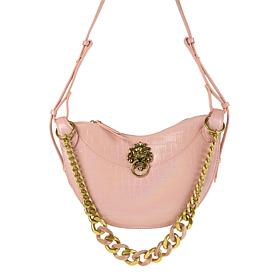 Sharif Legacy Hologram Croc Leather Crossbody Bag