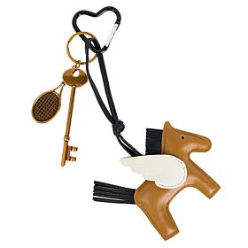 Sharif Legacy Mini Bedazzled Leather Bag Charm