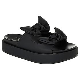 SHUSHOP KIKI Bow Flatform Slide Sandal