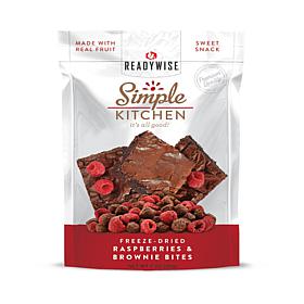Simple Kitchen Raspberries and Brownie Bites 6-pack