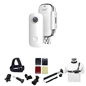 SJCAM C100+ 1080P Sports Action Camera Bundle