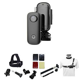 SJCAM C100+ 1080P Sports Action Camera Bundle
