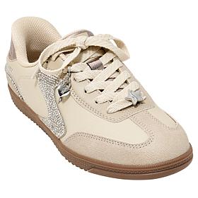 Skechers Slip-ins Hotshot Duraleather & Suede Sneakers - Sparkling ...