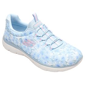 Skechers Summits Watercolor Washable Bungee Sneakers - Wildflower
