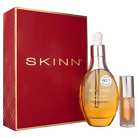 SKINN Divine Elixir Luminous Facial Oil and Lip Oil 2-piece Set in Box