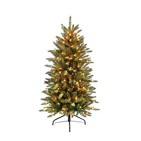 Slim Franklin Fir 4-1/2' Artificial Christmas Tree with Clear Lights