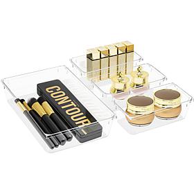 Sorbus 4-pc. Makeup Storage Bins and Drawer Organizer