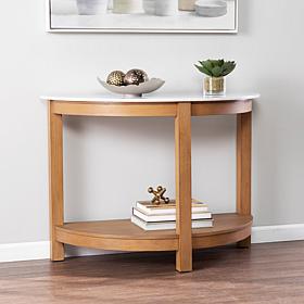Southern Enterprises Aiden Demilune Console Table
