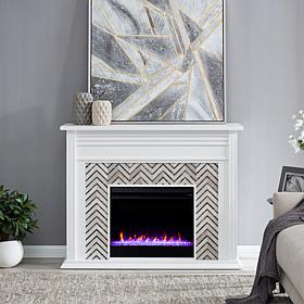 Southern Enterprises Hebbington Tiled Fireplace