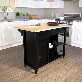 Southern Enterprises Moravelle Expandable Freestanding Kitchen Island