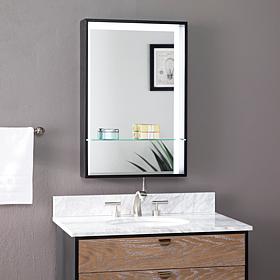 Southern Enterprises Wervin Lighted Mirror w/ Shelf