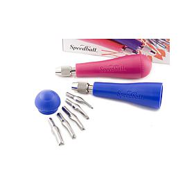 Speedball Linoleum Cutter with Handle Assortments no. 2