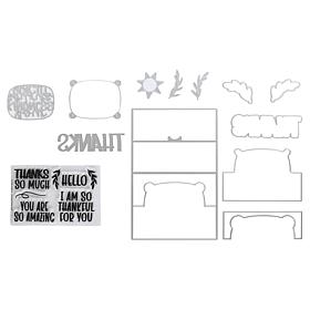 Stamps of Life Delightful A2 Stand-Up Card Stamp & Die Kit